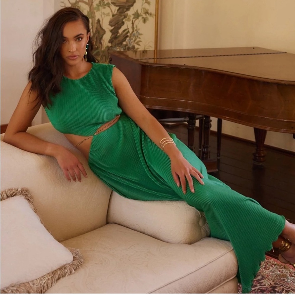 12th Tribe Emerald Maxi Dress